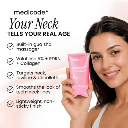 Medicube PDRN Collagen Gua Sha Neck Wrinkle Cream