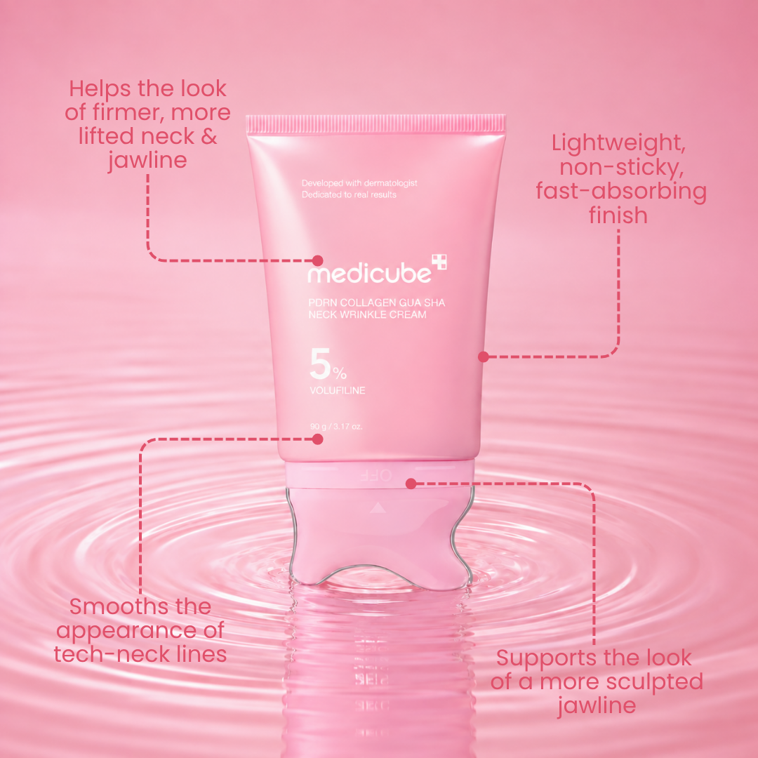 Medicube PDRN Collagen Gua Sha Neck Wrinkle Cream