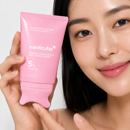 Medicube PDRN Collagen Gua Sha Neck Wrinkle Cream