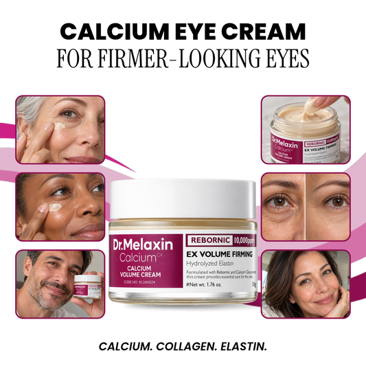 Dr.Melaxin Official Calcium Intense Volume Eye Cream with its key ingredients