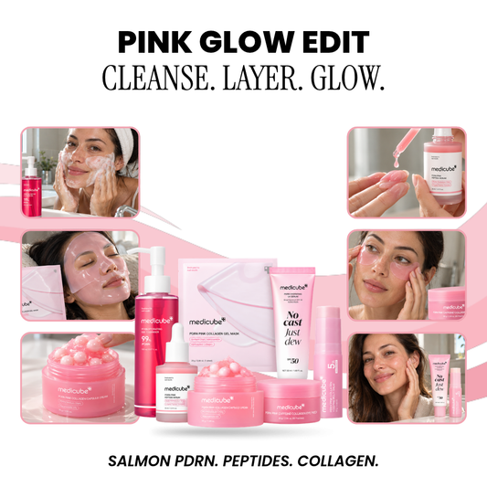 Medicube Affordable PDRN Pink Glow Edit with its key ingredients