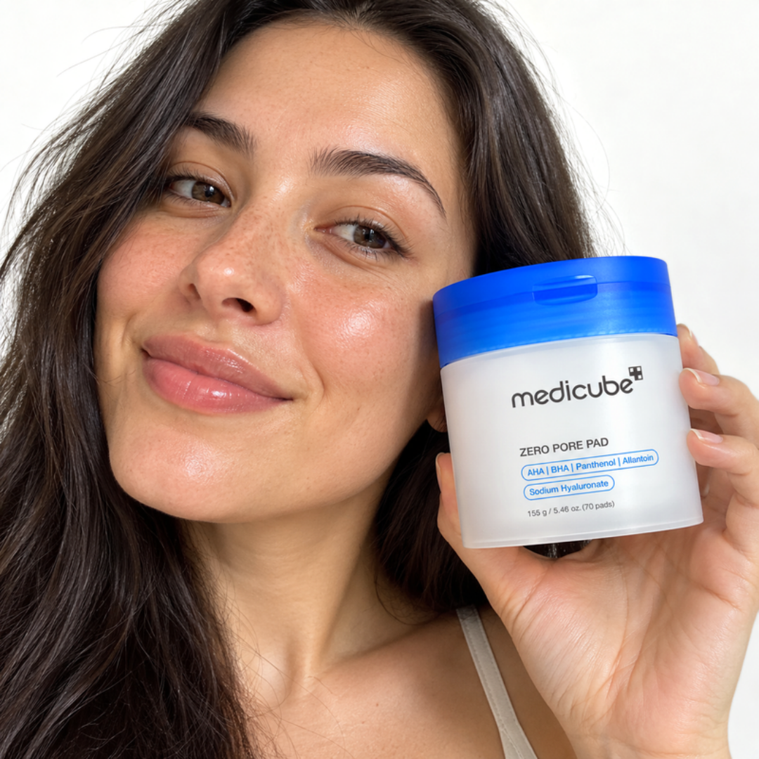 Medicube Zero Pore Pad 2.0, 70 dual-texture AHA + BHA exfoliating toner pads